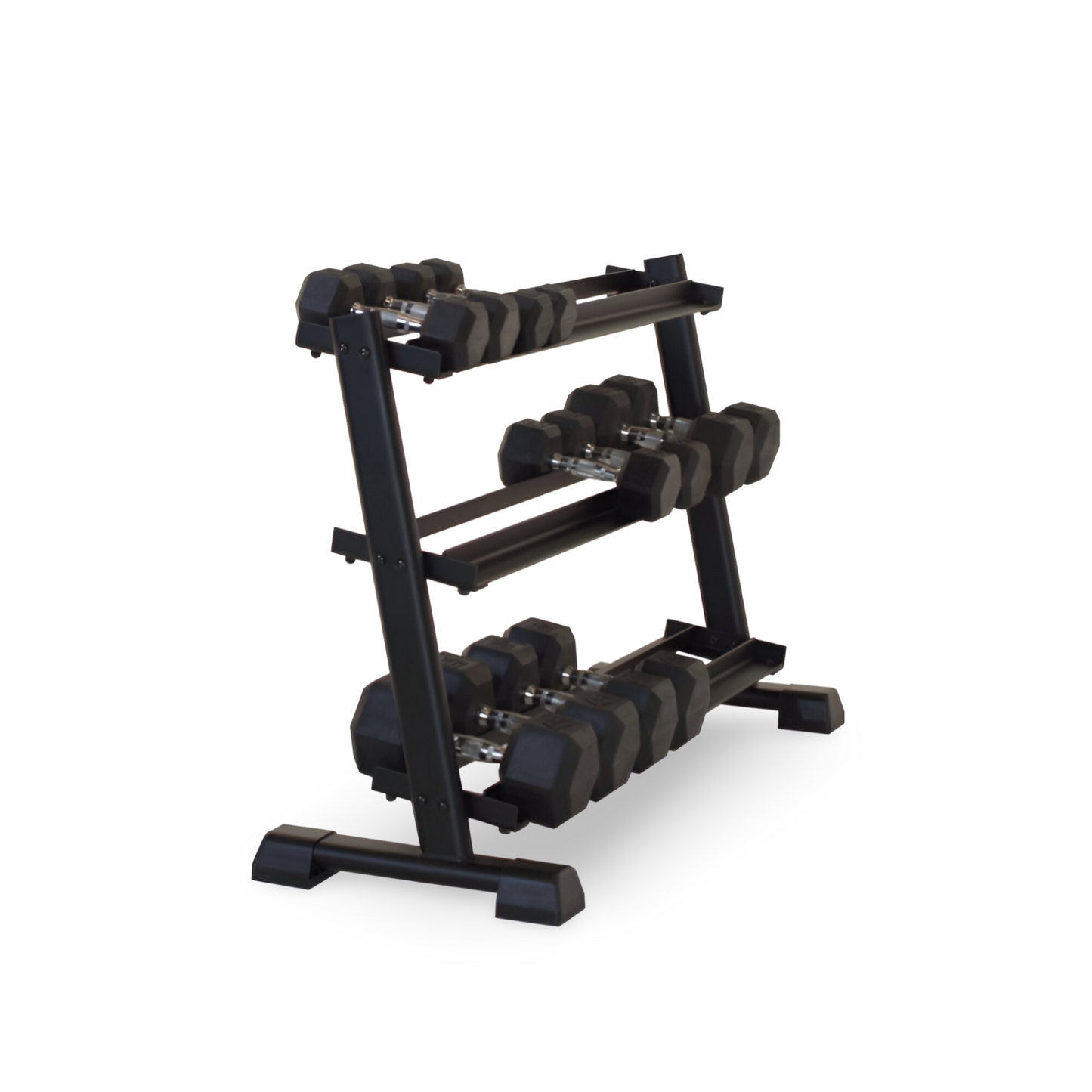 3-TIER DUMBBELL STORAGE RACK