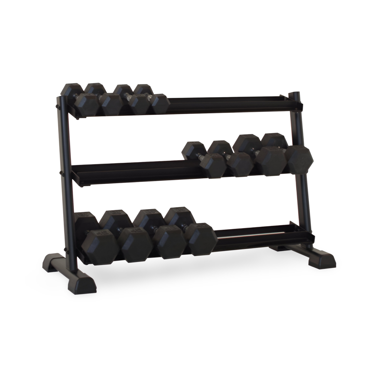 3-TIER DUMBBELL STORAGE RACK